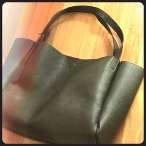 Forest green purse